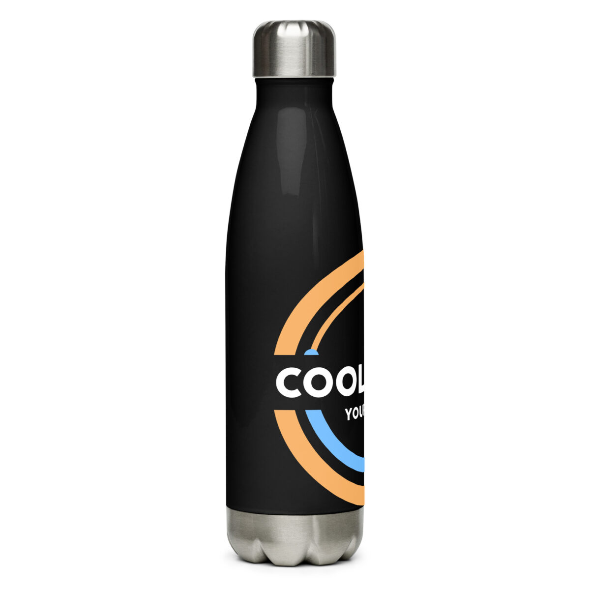 stainless steel water bottle black 17oz right 649ac257bd4ad