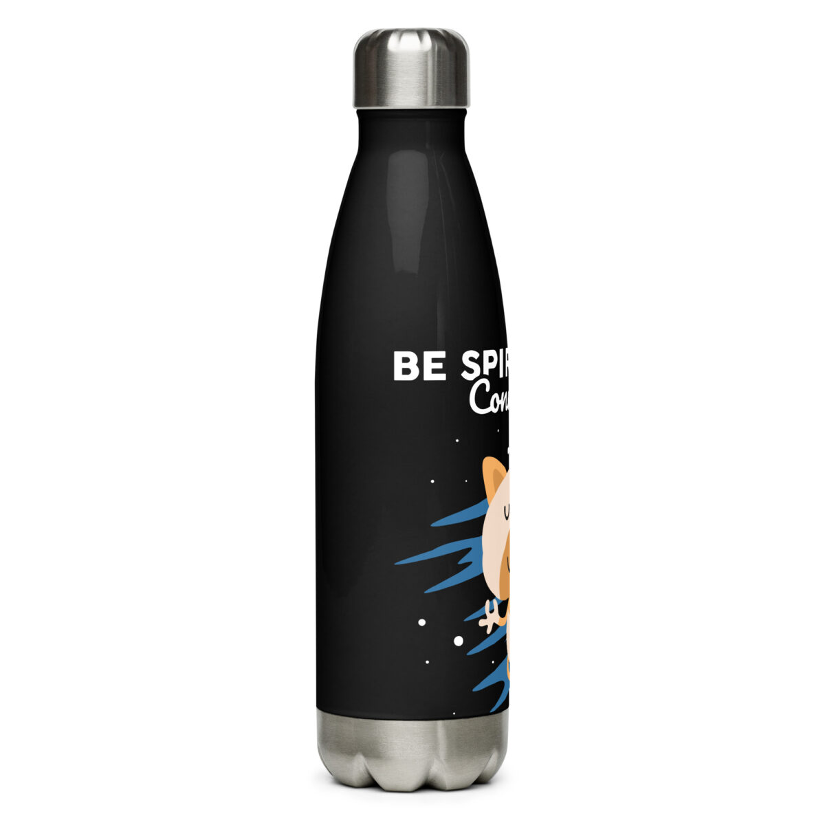 stainless steel water bottle black 17oz right 649ac4954c4e4