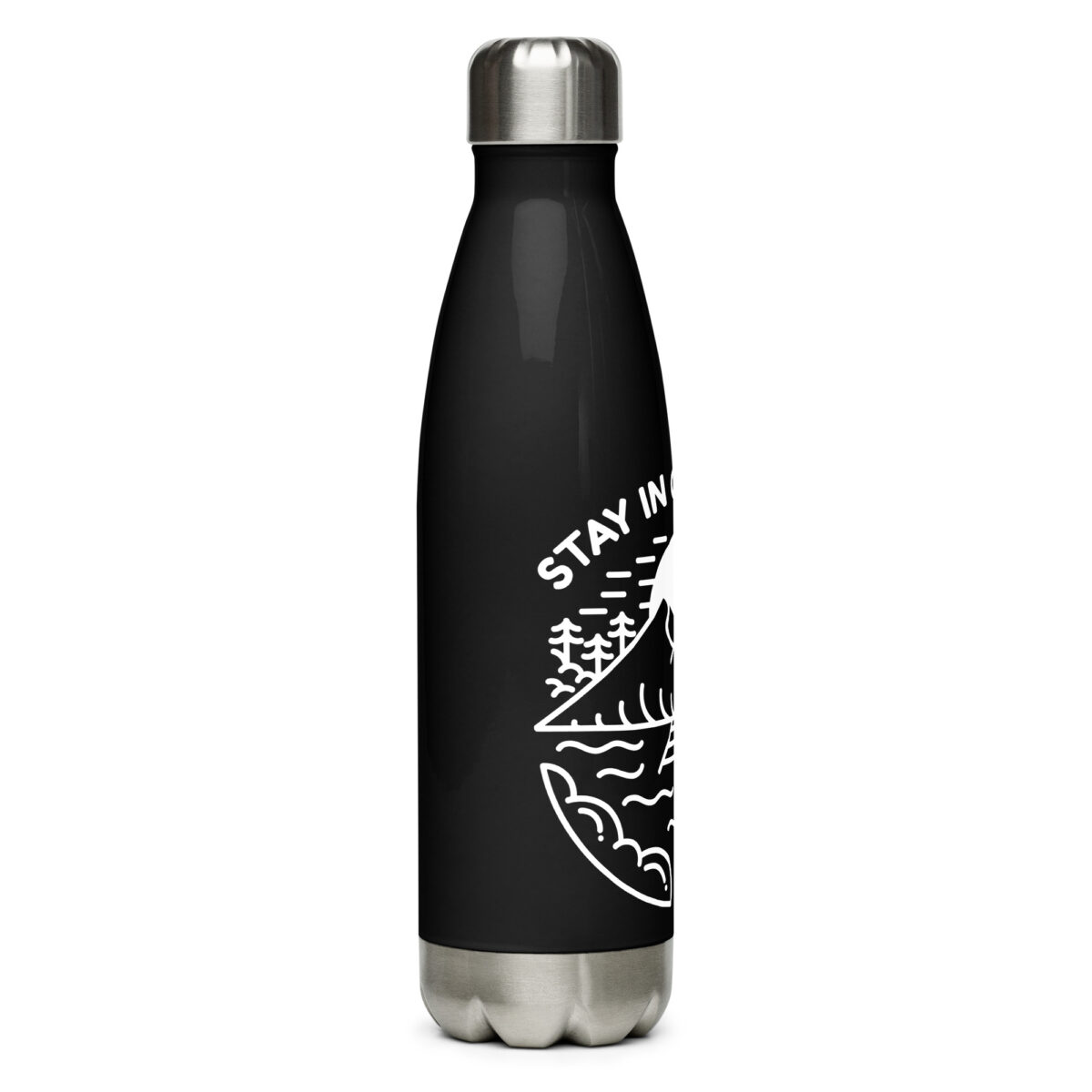 stainless steel water bottle black 17oz right 649d83fd5cbe1