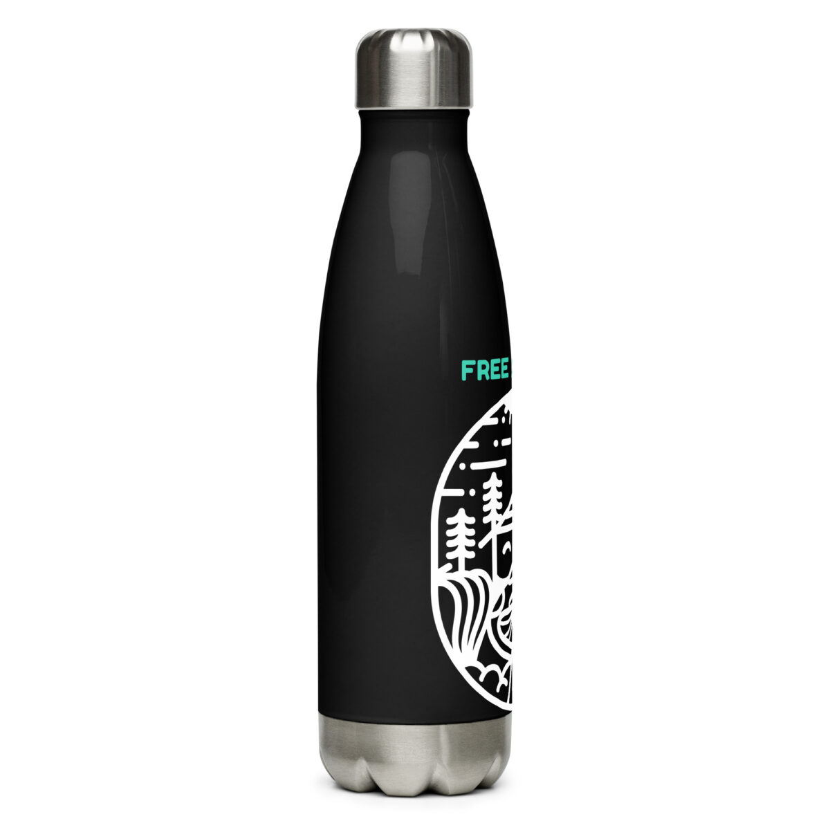 stainless steel water bottle black 17oz right 649d87df17cf0