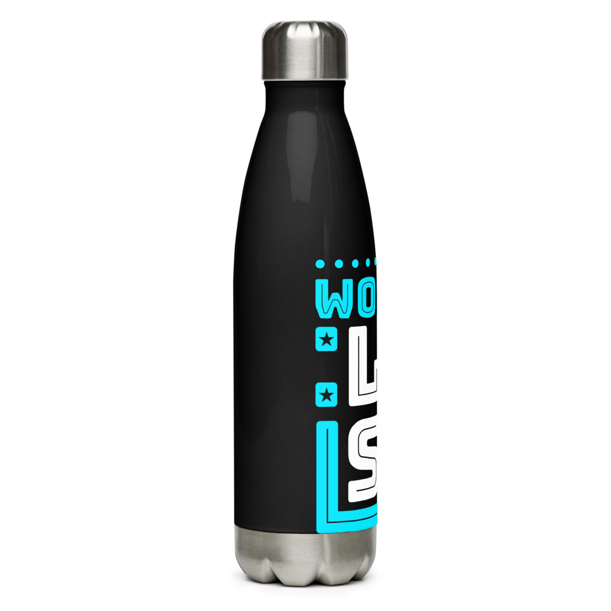 stainless steel water bottle black 17oz right 649dbb5de7548