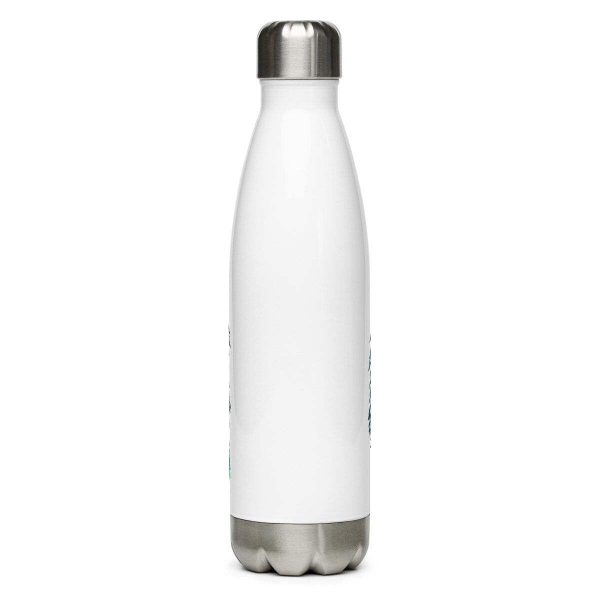 stainless steel water bottle white 17oz back 64999632ed2ba