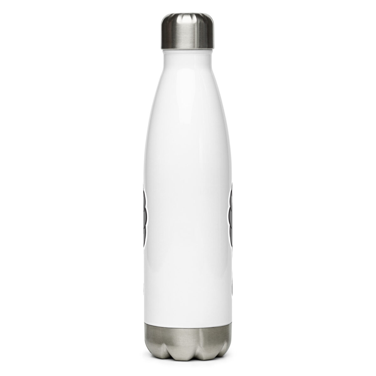 stainless steel water bottle white 17oz back 6499bb877ce2f