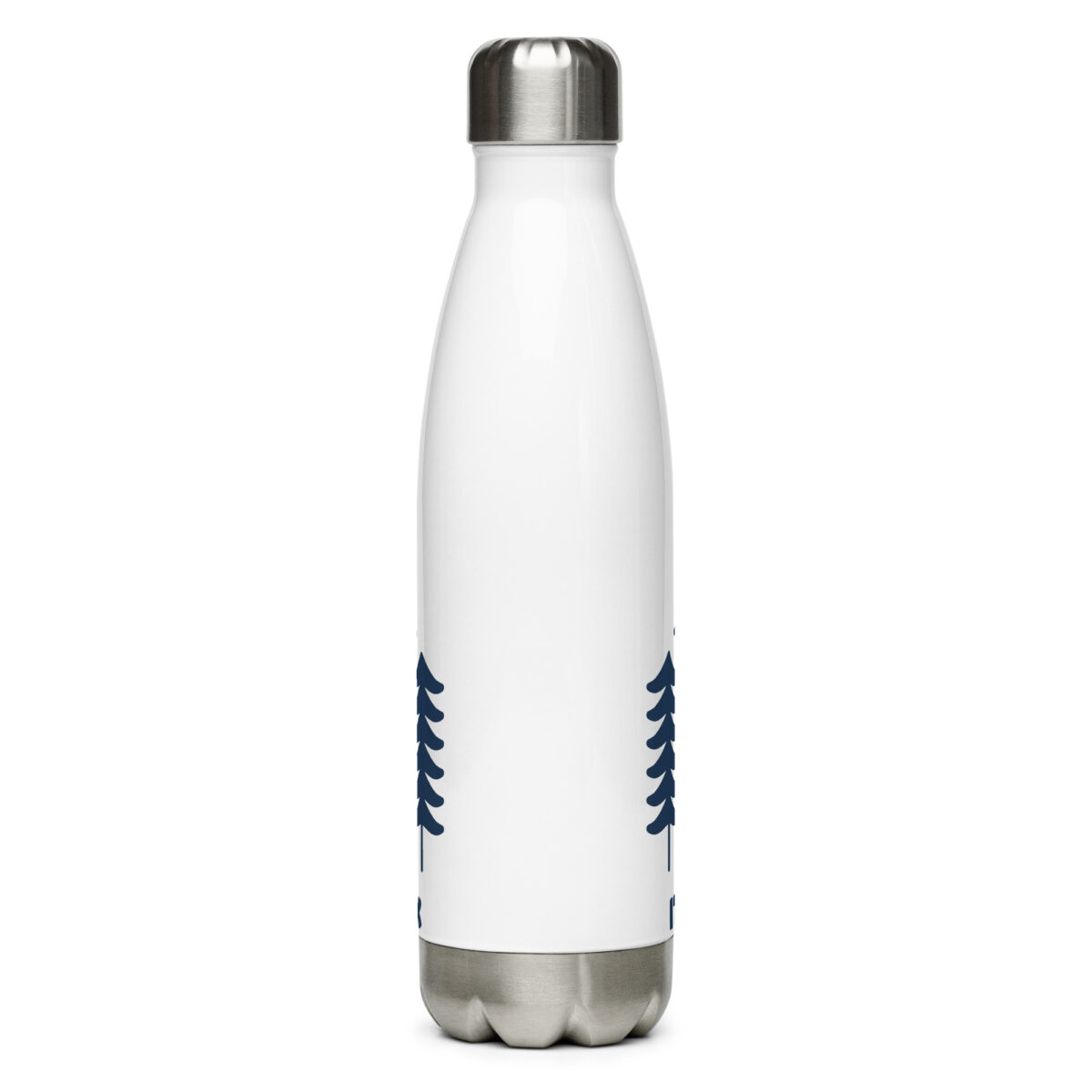 stainless steel water bottle white 17oz back 649d870333557