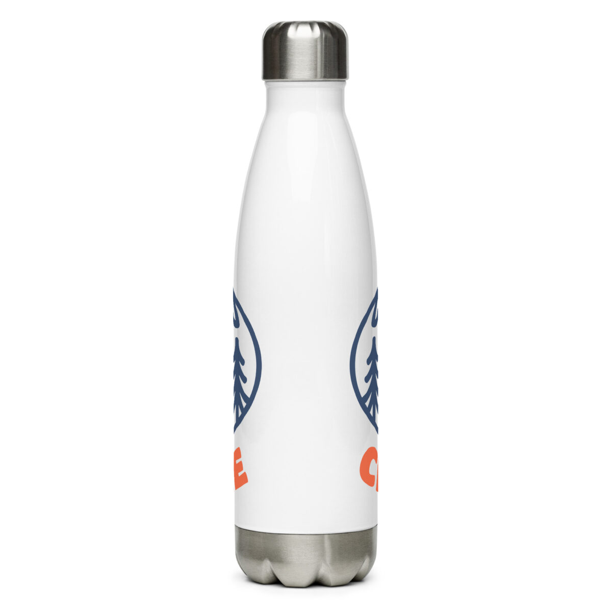 stainless steel water bottle white 17oz back 649d8c98a8d73