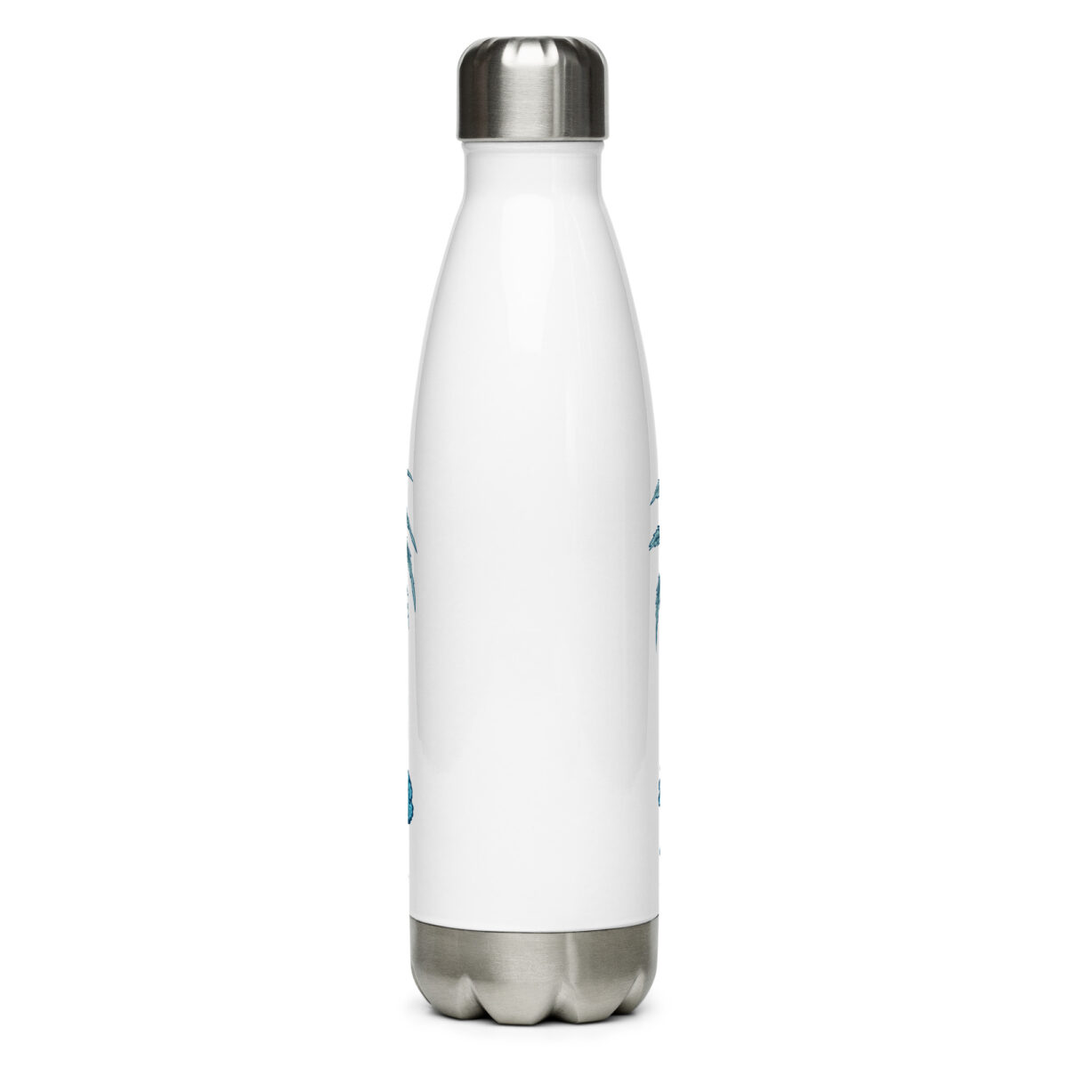 stainless steel water bottle white 17oz back 649daad4298a4