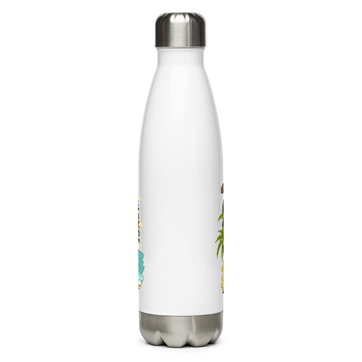 stainless steel water bottle white 17oz back 649dad9baa93c