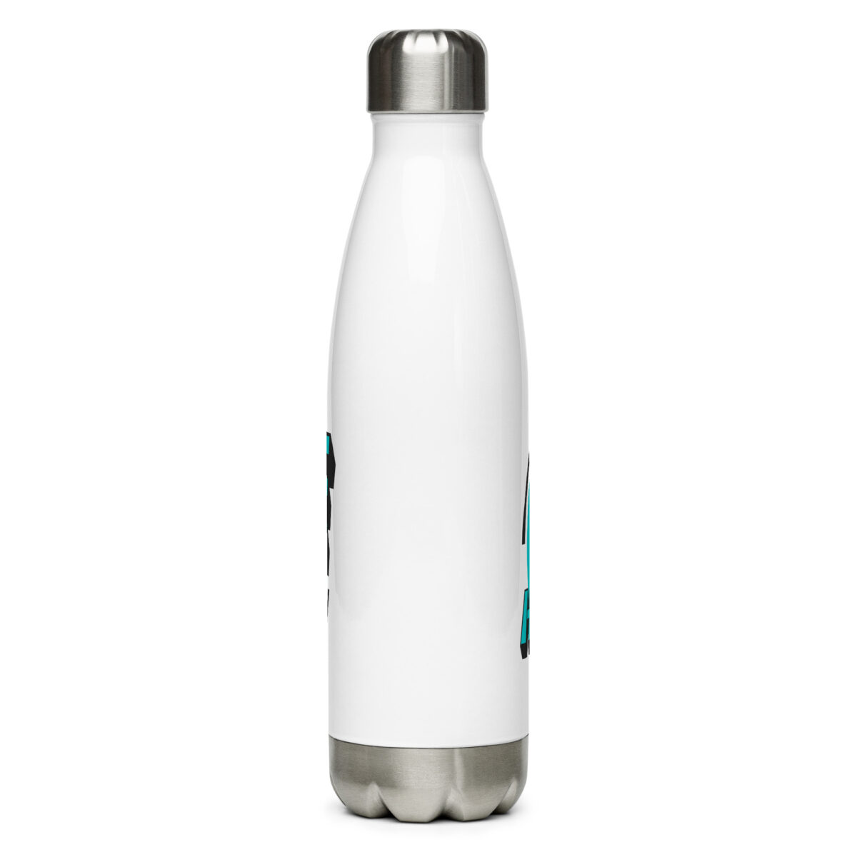 stainless steel water bottle white 17oz back 649dbfac5e45b