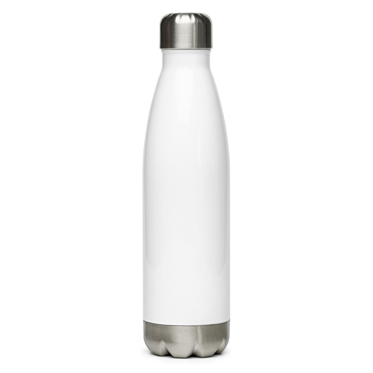 stainless steel water bottle white 17oz back 649eb7f36705c
