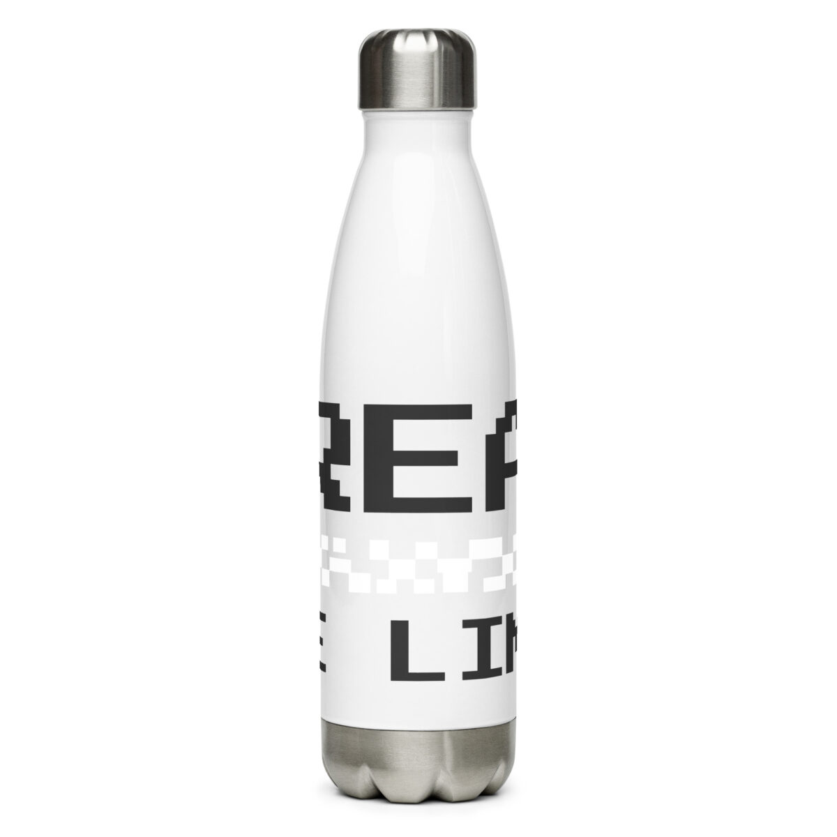 stainless steel water bottle white 17oz front 649dc310ecf15