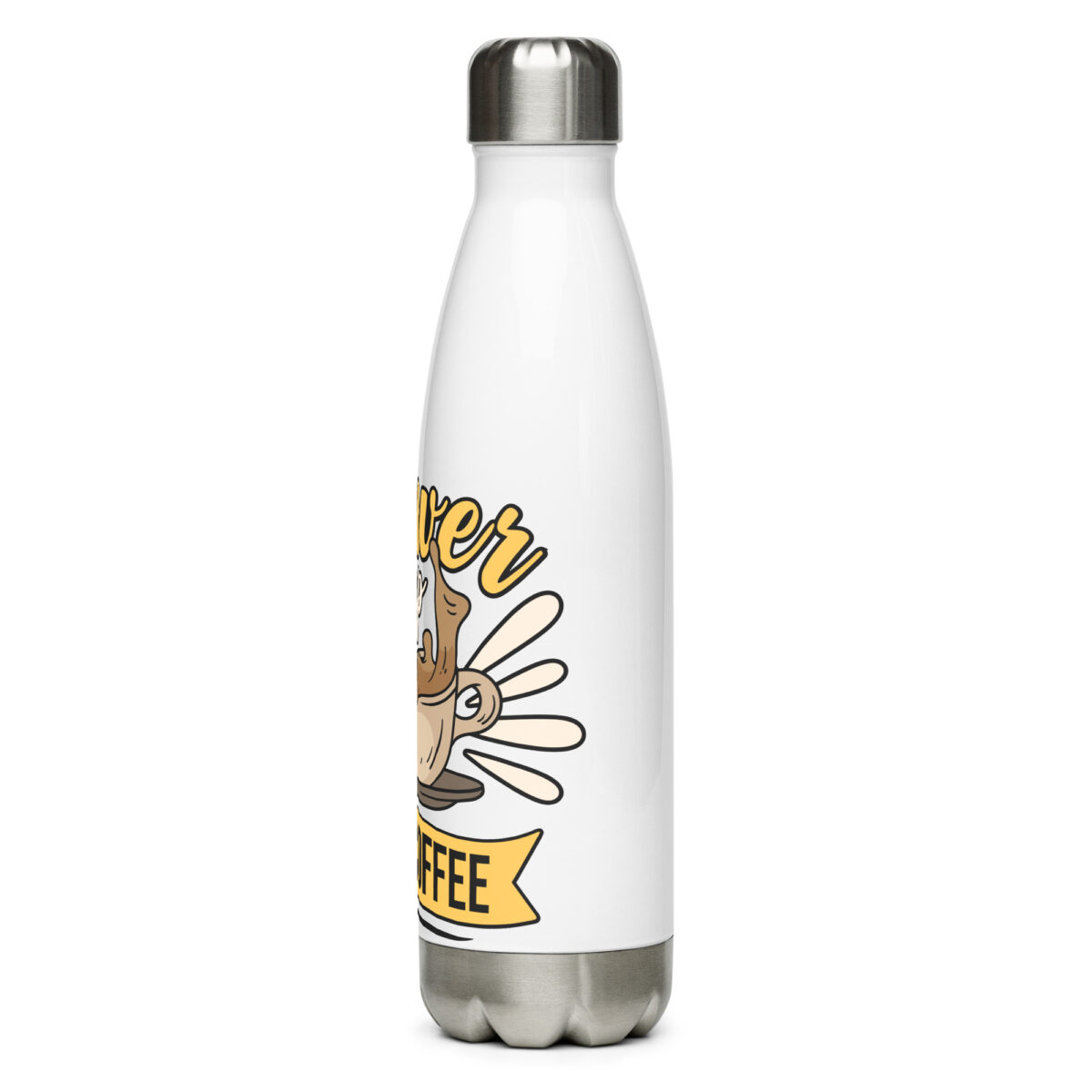 stainless steel water bottle white 17oz left 649987c80cfa1