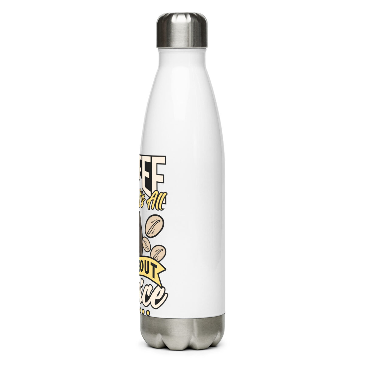 stainless steel water bottle white 17oz left 649988e0637a2