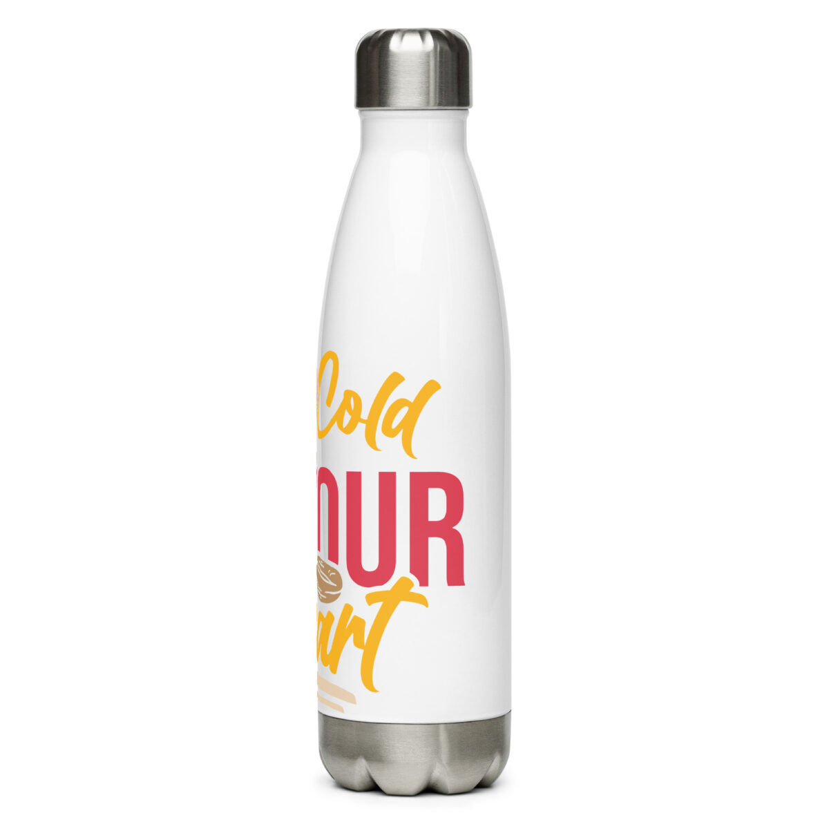 stainless steel water bottle white 17oz left 6499934cef213