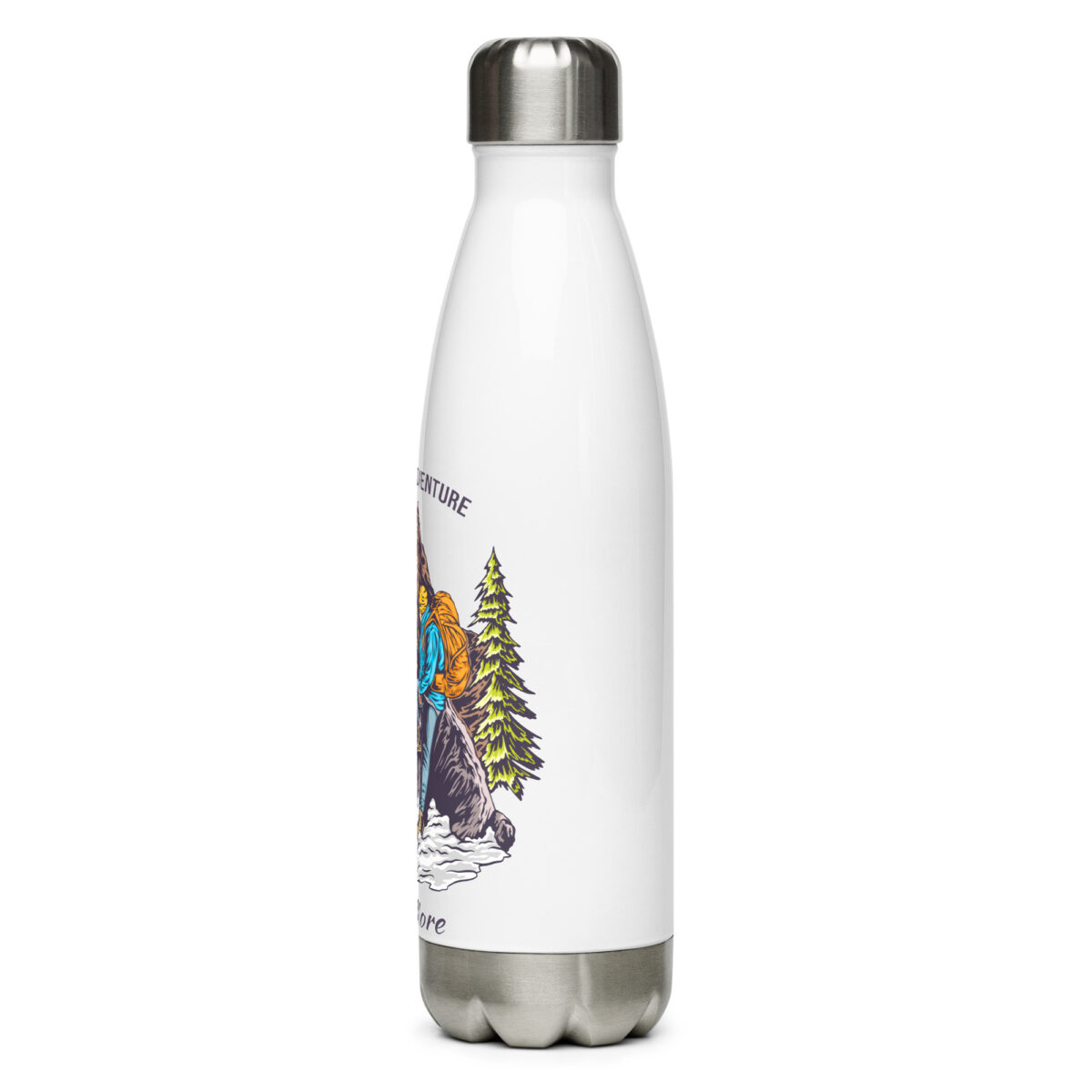 stainless steel water bottle white 17oz left 649997180f9f7