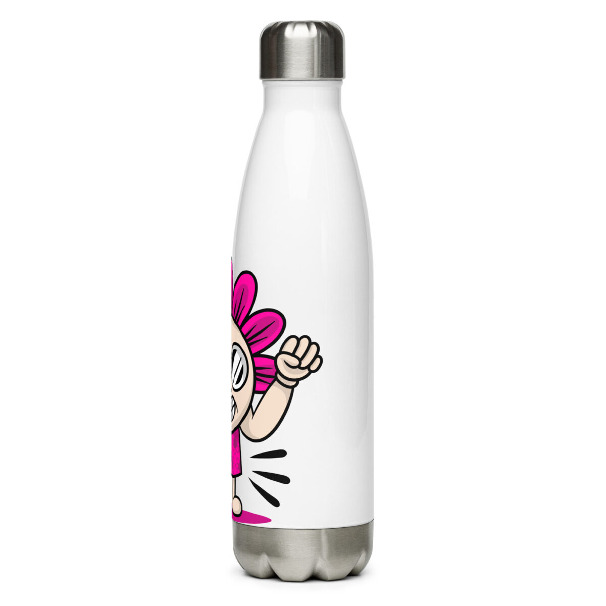 stainless steel water bottle white 17oz left 6499bcbf09ebd