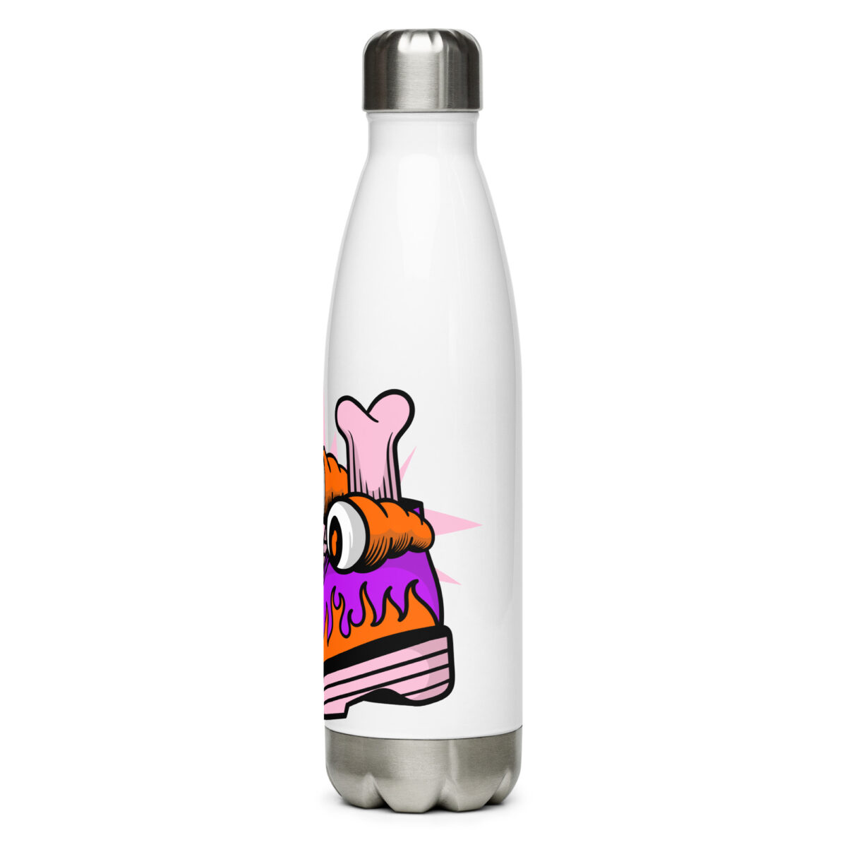 stainless steel water bottle white 17oz left 6499c276bcd8f