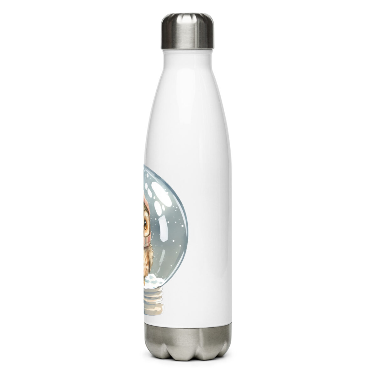 stainless steel water bottle white 17oz left 6499cbe410425