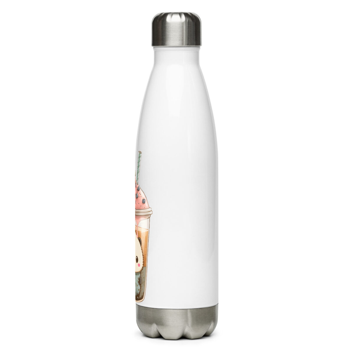 stainless steel water bottle white 17oz left 6499ce7bcae26