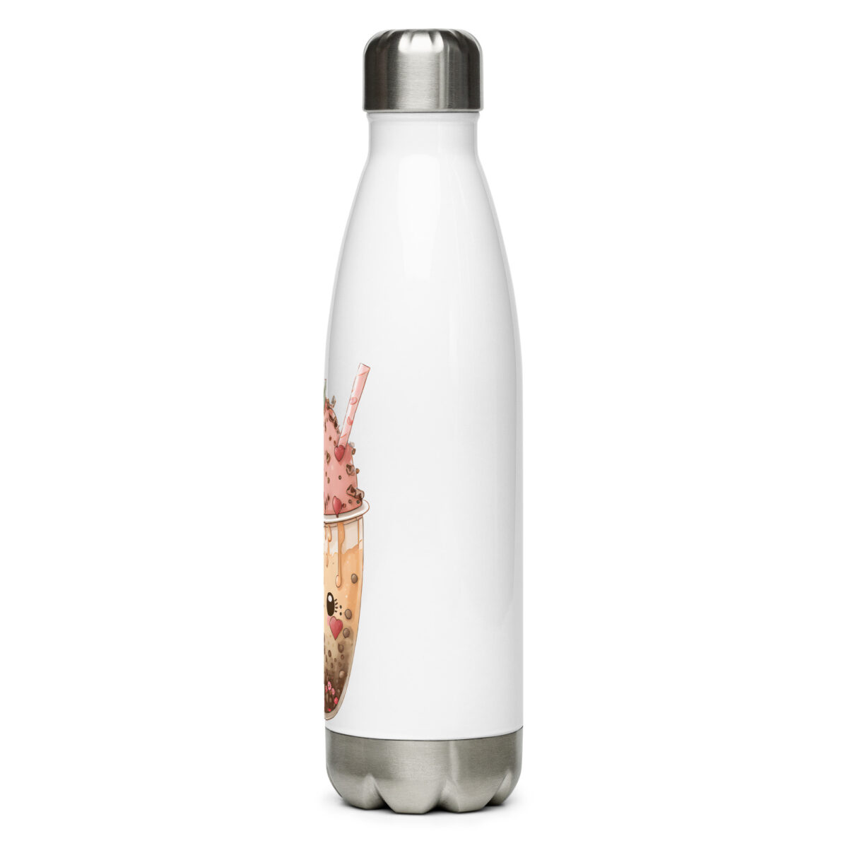 stainless steel water bottle white 17oz left 6499cf625542a