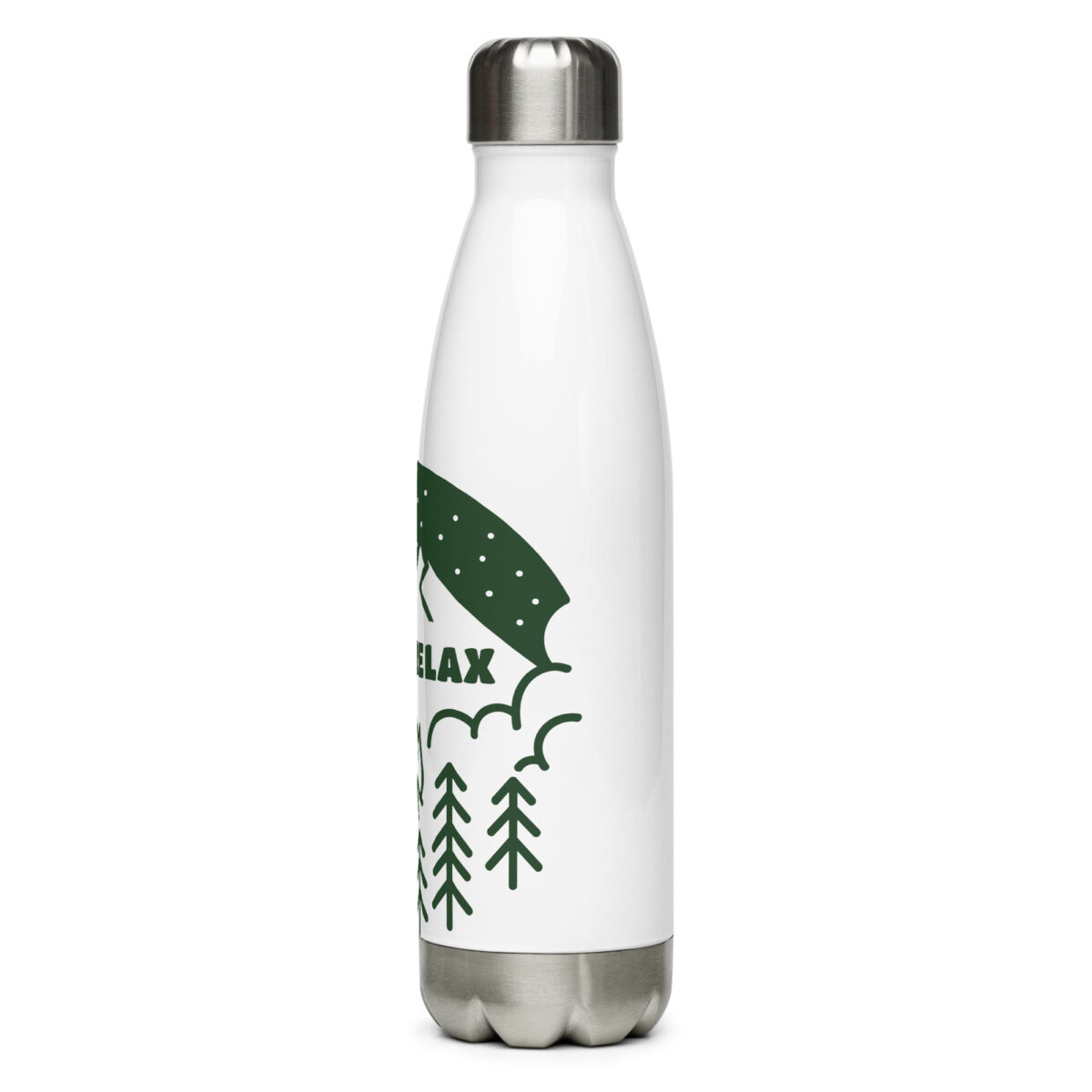 stainless steel water bottle white 17oz left 649d868fb1742