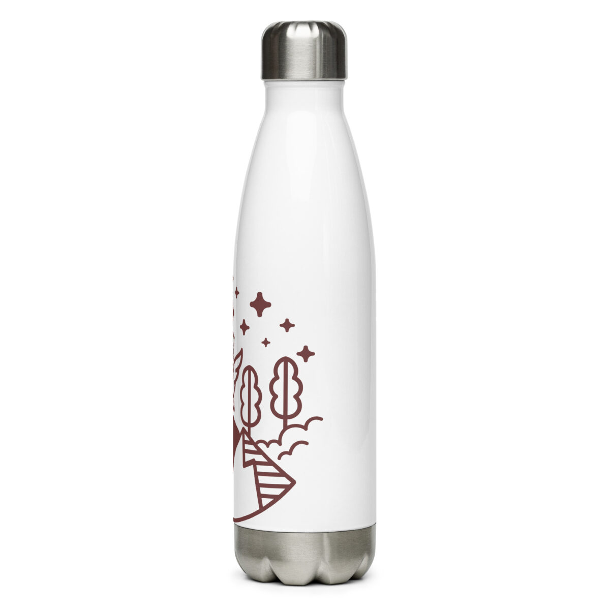 stainless steel water bottle white 17oz left 649d882ea3b1f