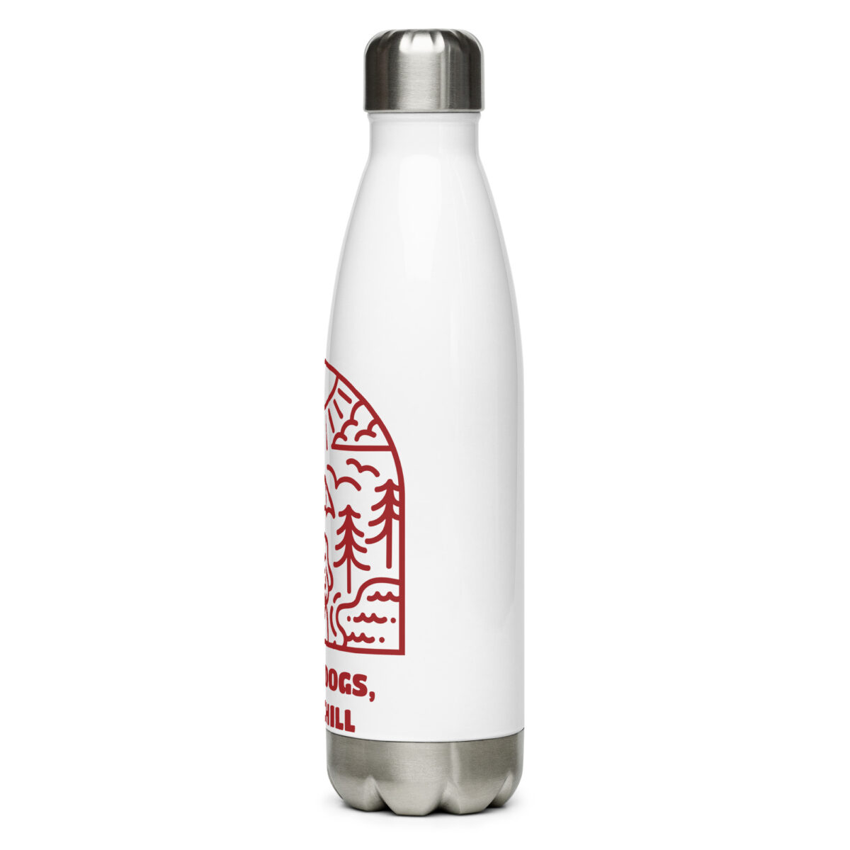 stainless steel water bottle white 17oz left 649d8ba0e5b17