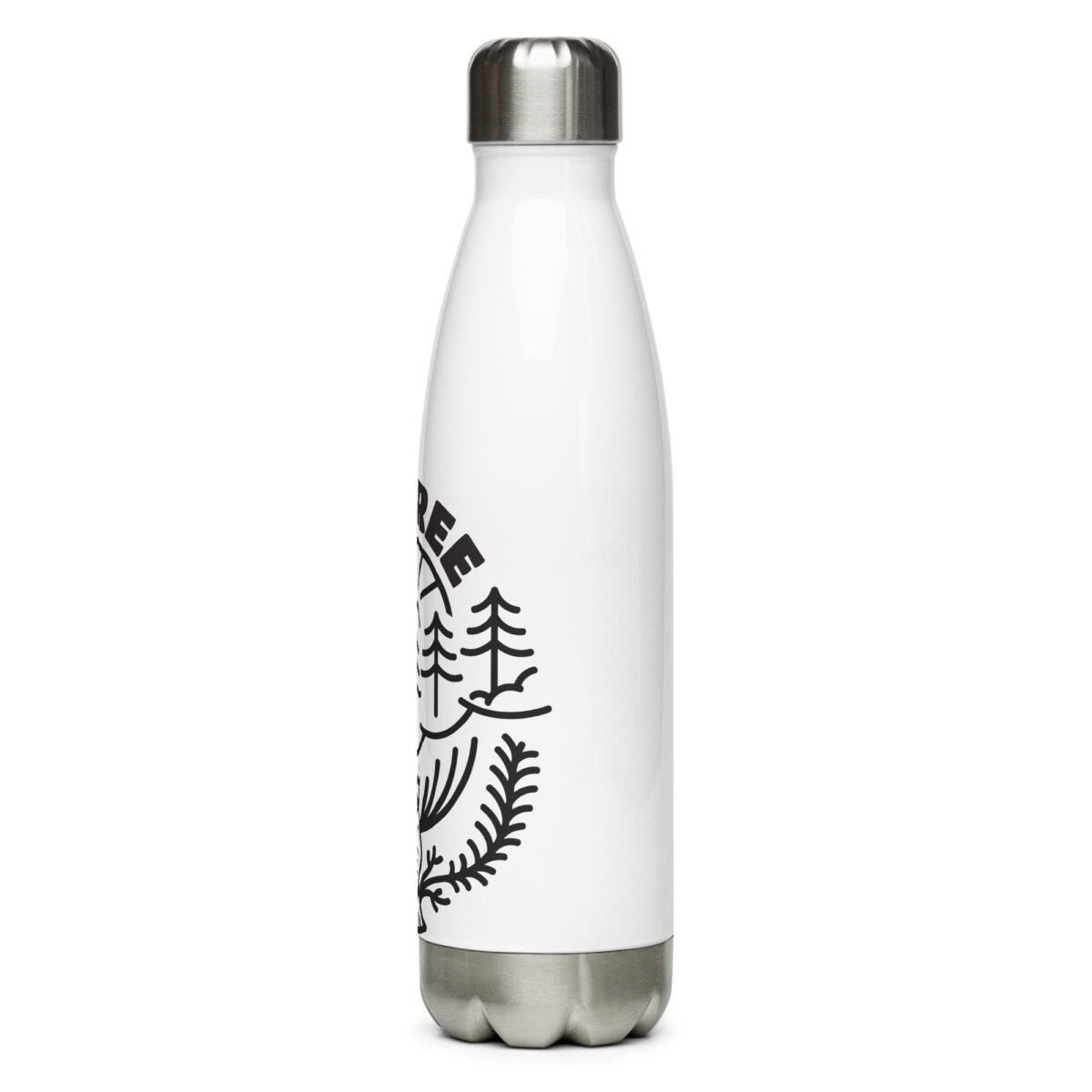 stainless steel water bottle white 17oz left 649d8d9c259b5