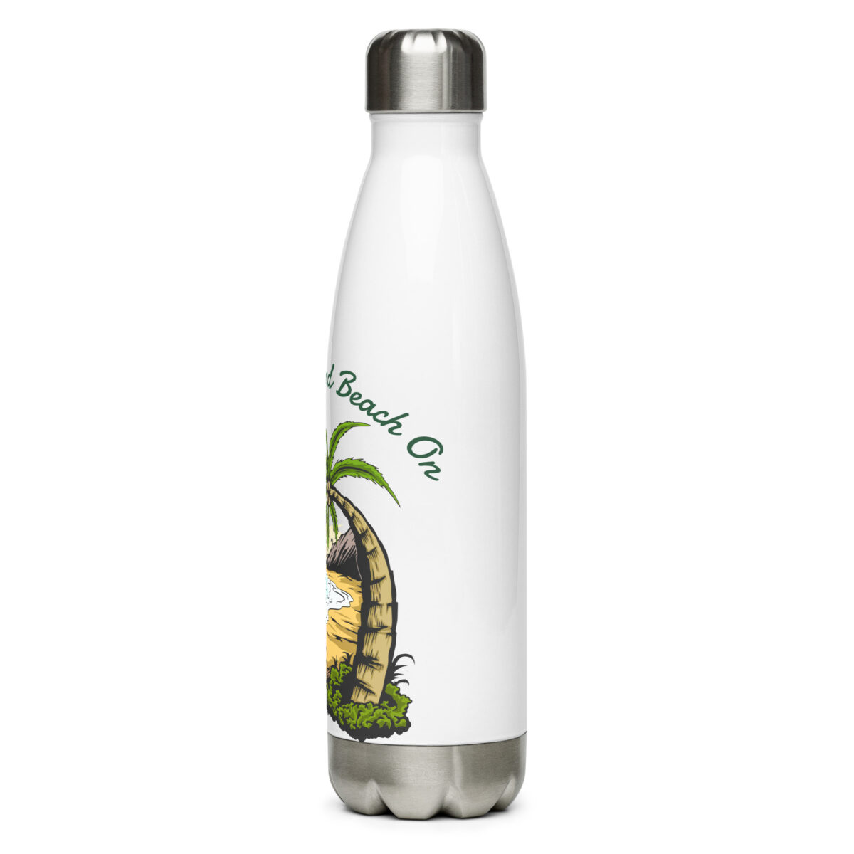 stainless steel water bottle white 17oz left 649daba659f98