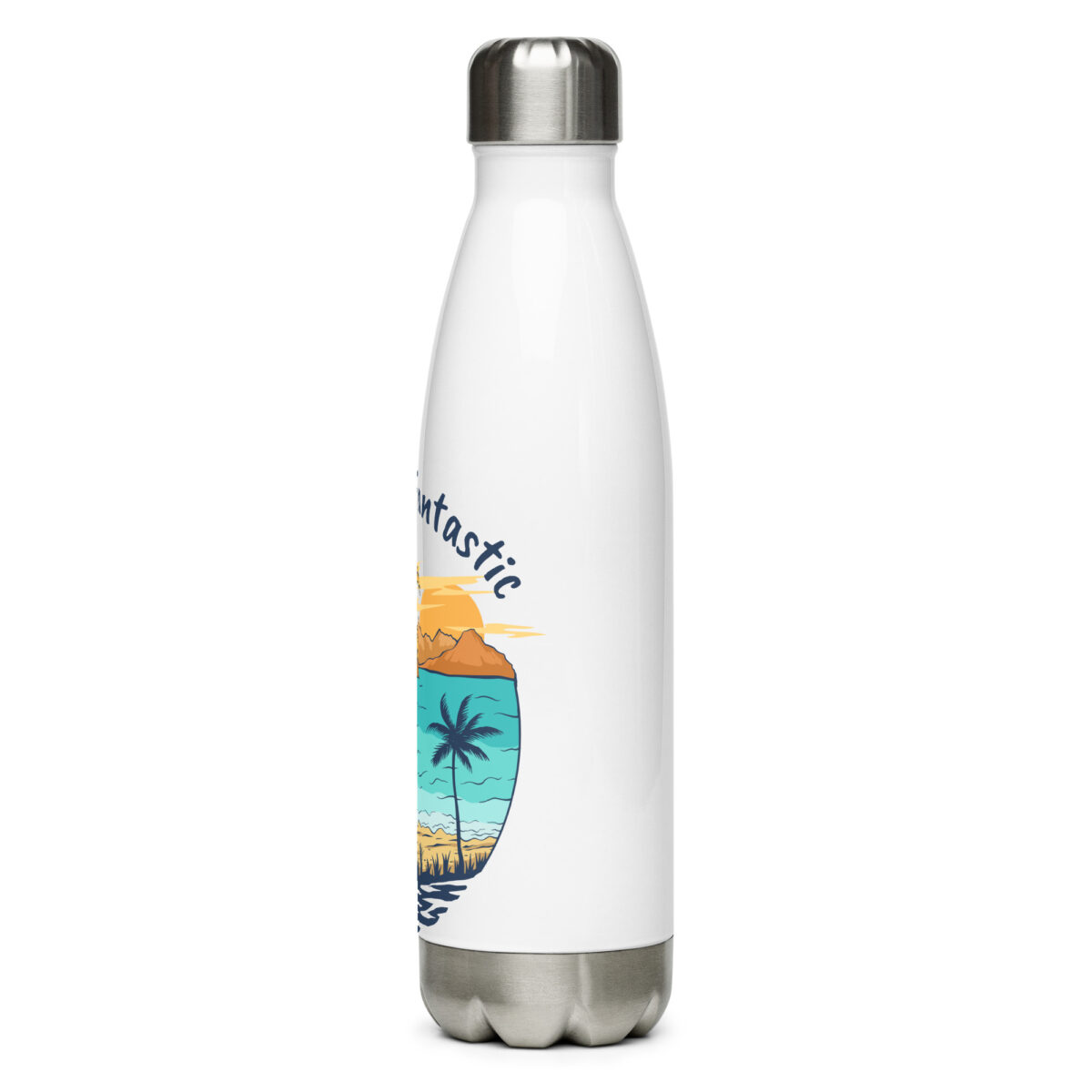 stainless steel water bottle white 17oz left 649dae0203f64