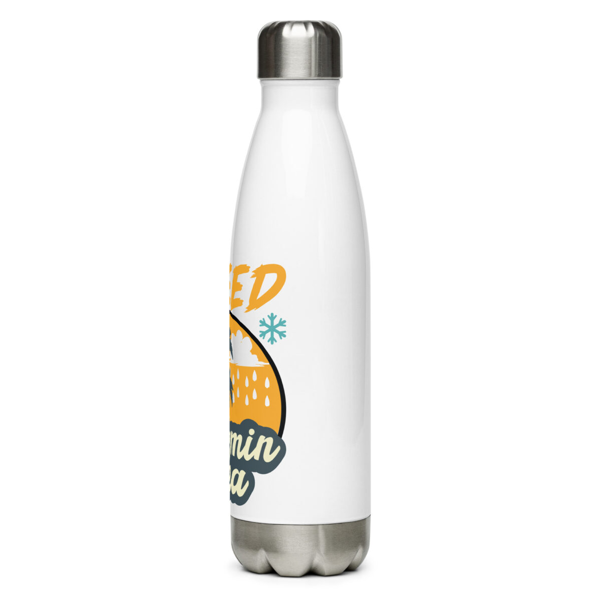 stainless steel water bottle white 17oz left 649db1c85897a