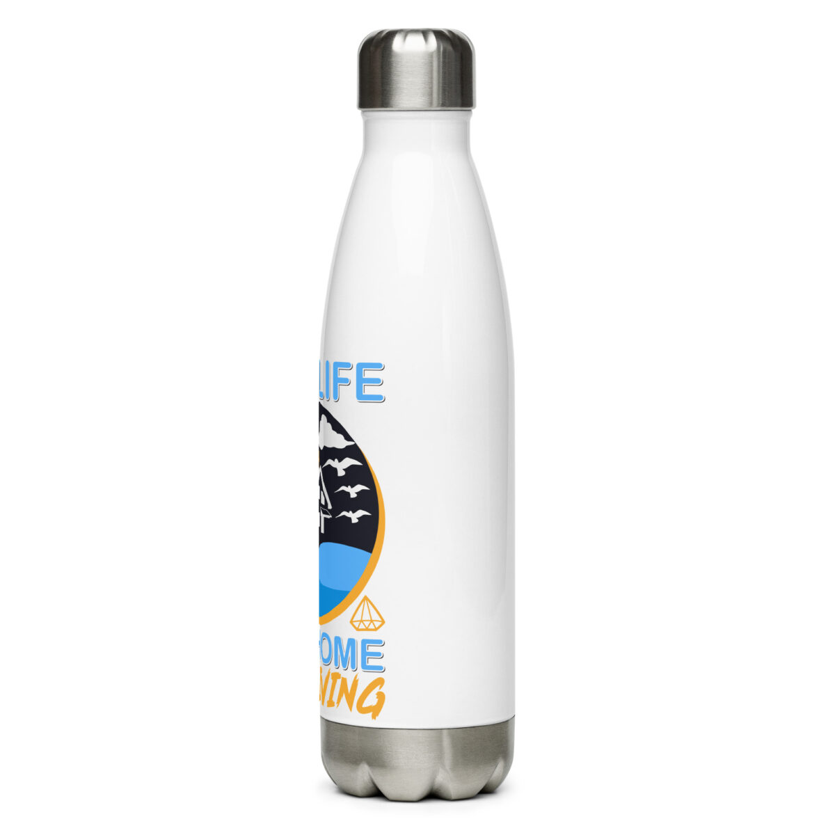 stainless steel water bottle white 17oz left 649db39140f8a