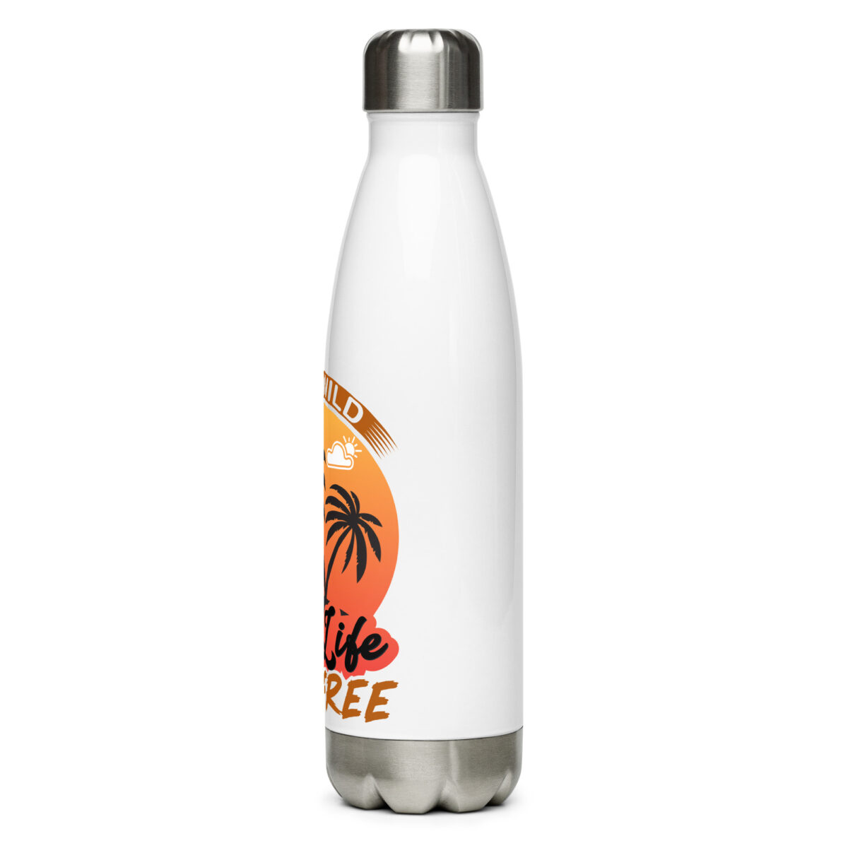 stainless steel water bottle white 17oz left 649db44bedb8d