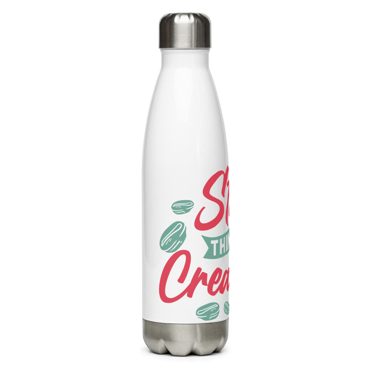 stainless steel water bottle white 17oz right 649985fb389dd