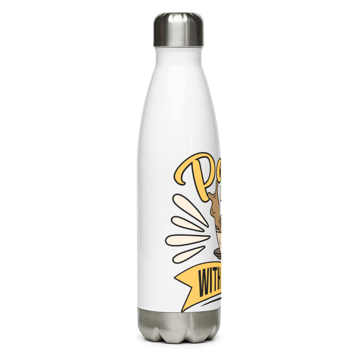 stainless steel water bottle white 17oz right 649987c80cf56