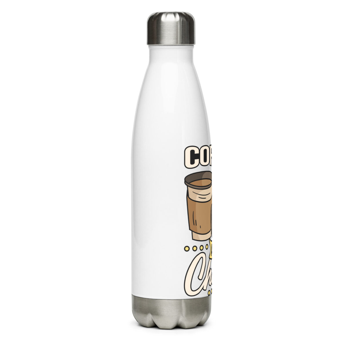 stainless steel water bottle white 17oz right 649988e06371a