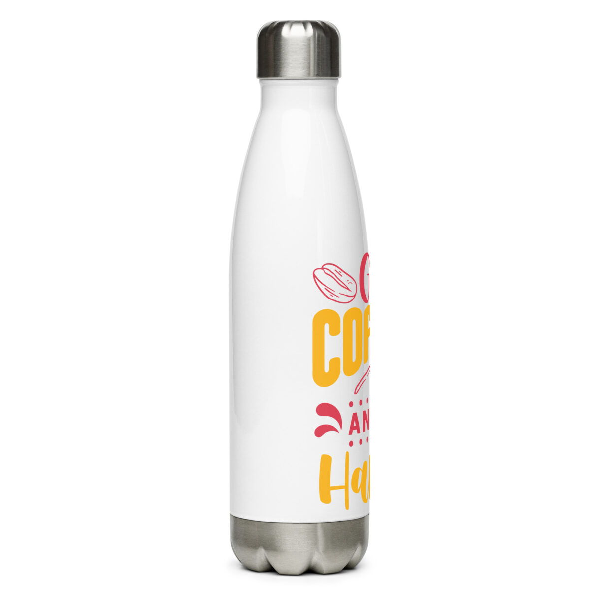 stainless steel water bottle white 17oz right 6499894827aed