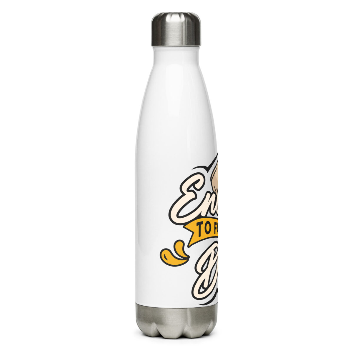 stainless steel water bottle white 17oz right 64998b410e4f6