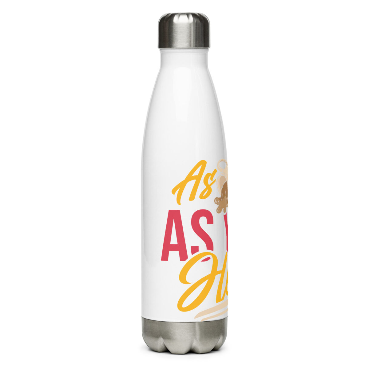 stainless steel water bottle white 17oz right 6499934cef1c6