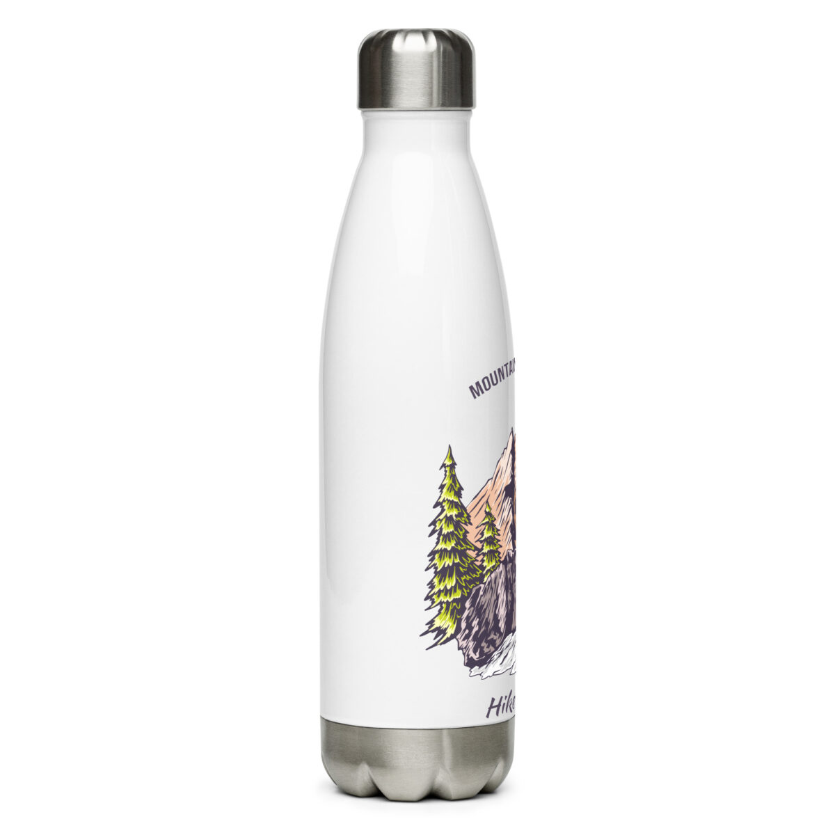 stainless steel water bottle white 17oz right 649997180f97c