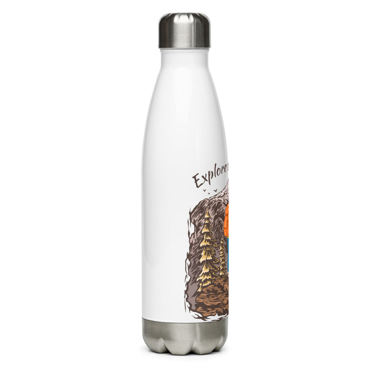 stainless steel water bottle white 17oz right 6499976a53d10