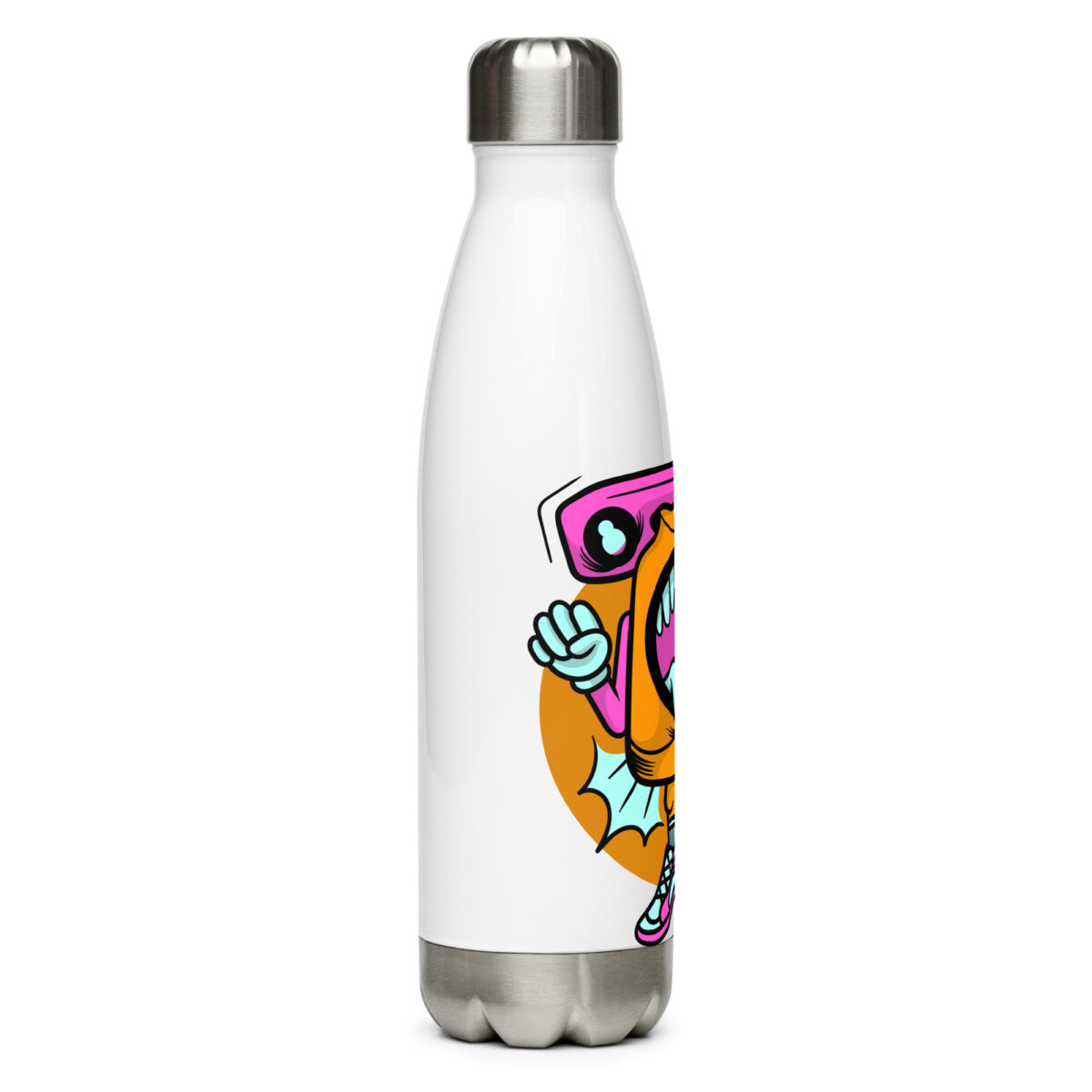 stainless steel water bottle white 17oz right 6499b9e6acf8f