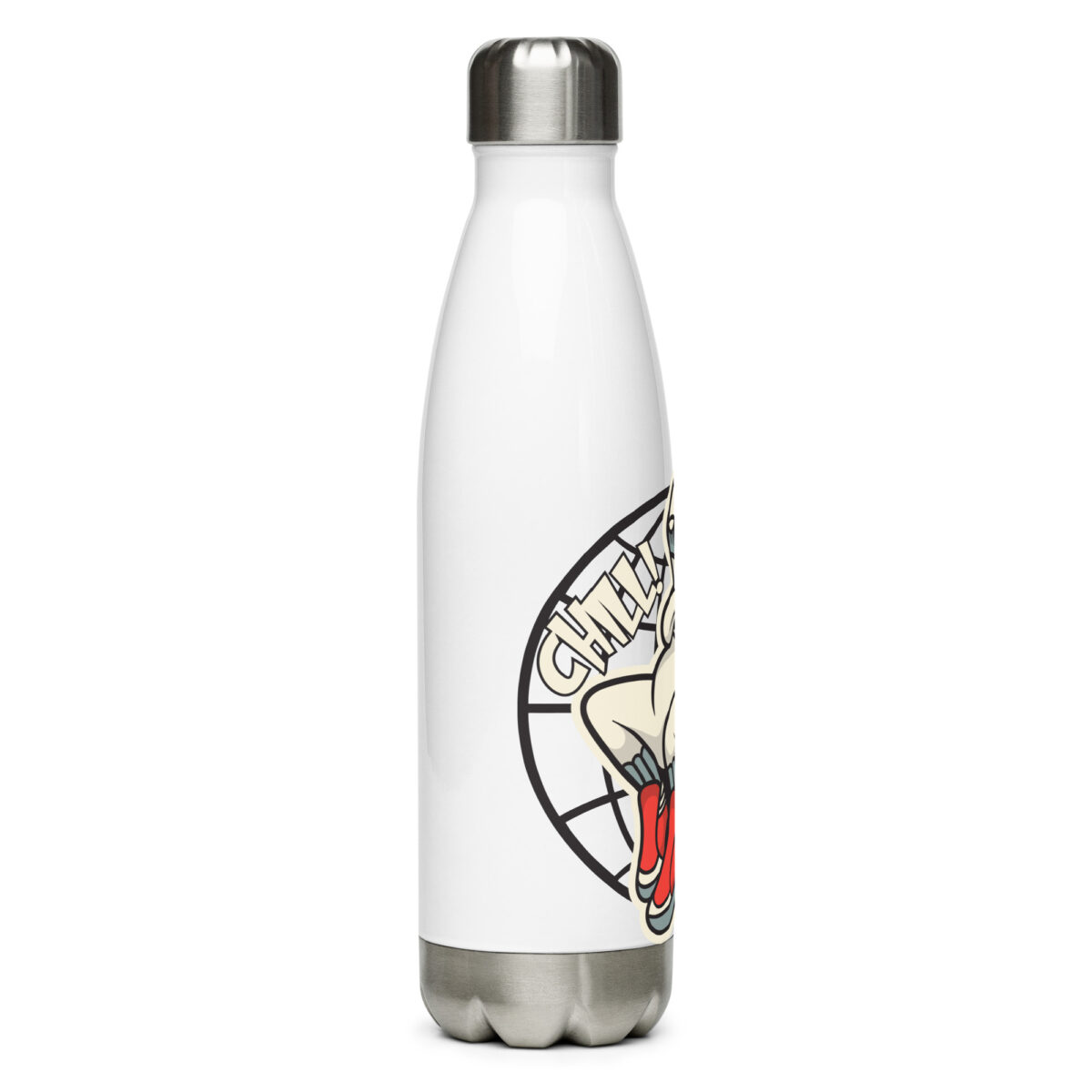 stainless steel water bottle white 17oz right 6499baceb1b2d