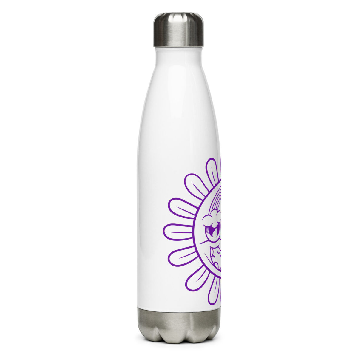 stainless steel water bottle white 17oz right 6499bc6cb1e56