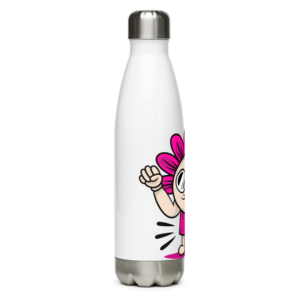 stainless steel water bottle white 17oz right 6499bcbf09e30