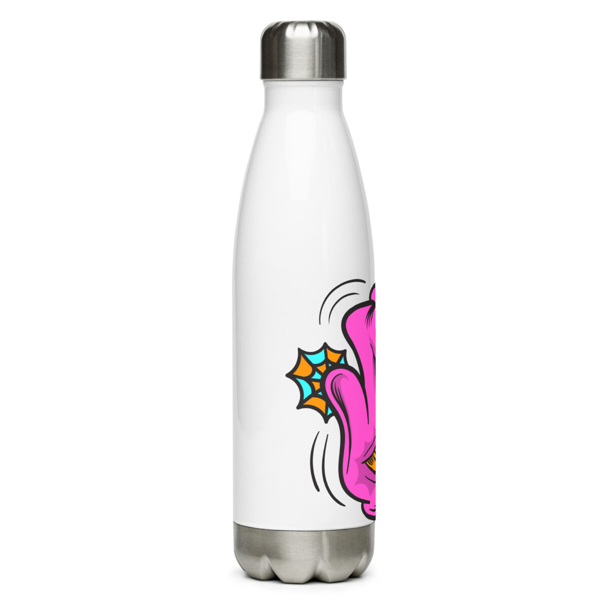 stainless steel water bottle white 17oz right 6499c4544ad25