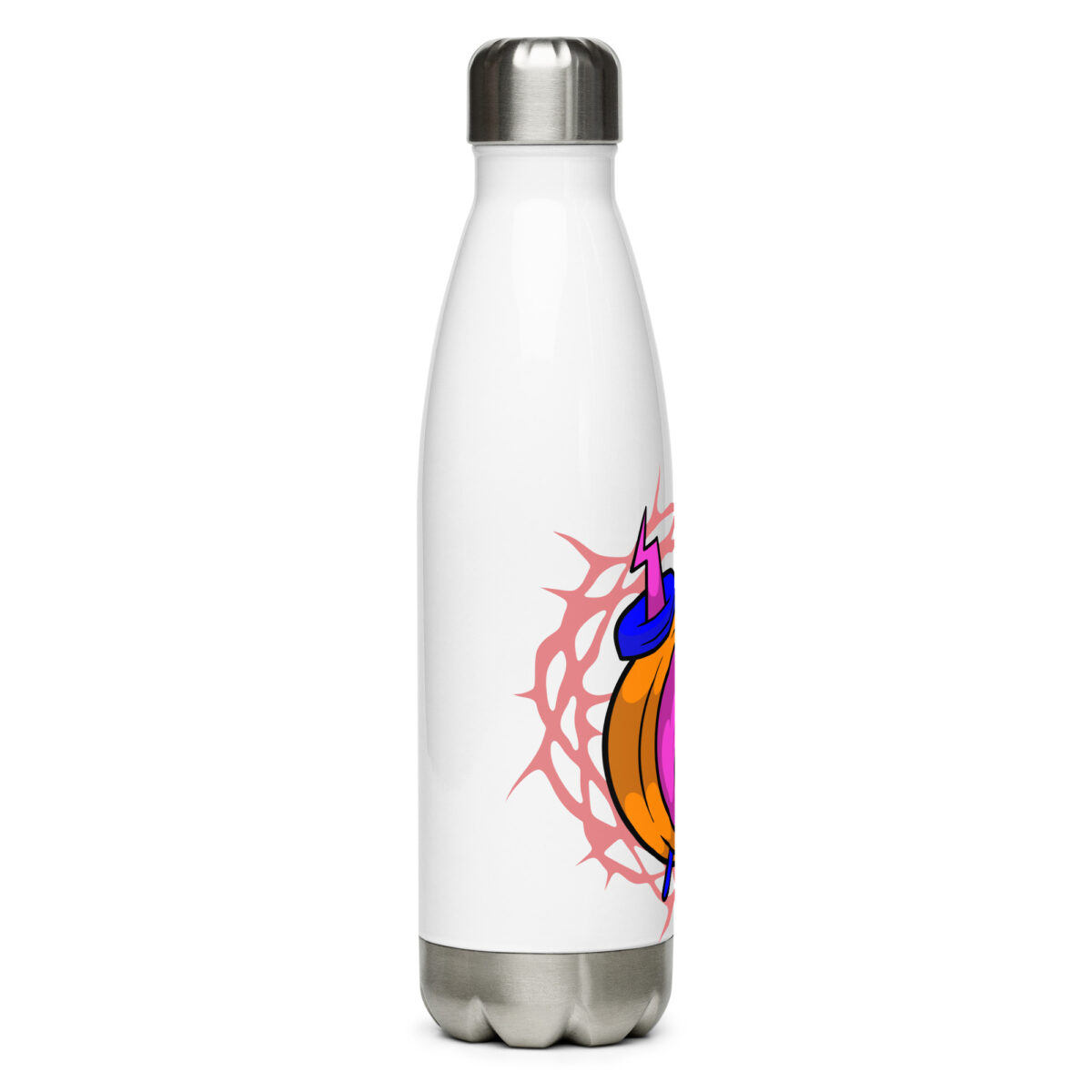 stainless steel water bottle white 17oz right 6499c4b95a6fe