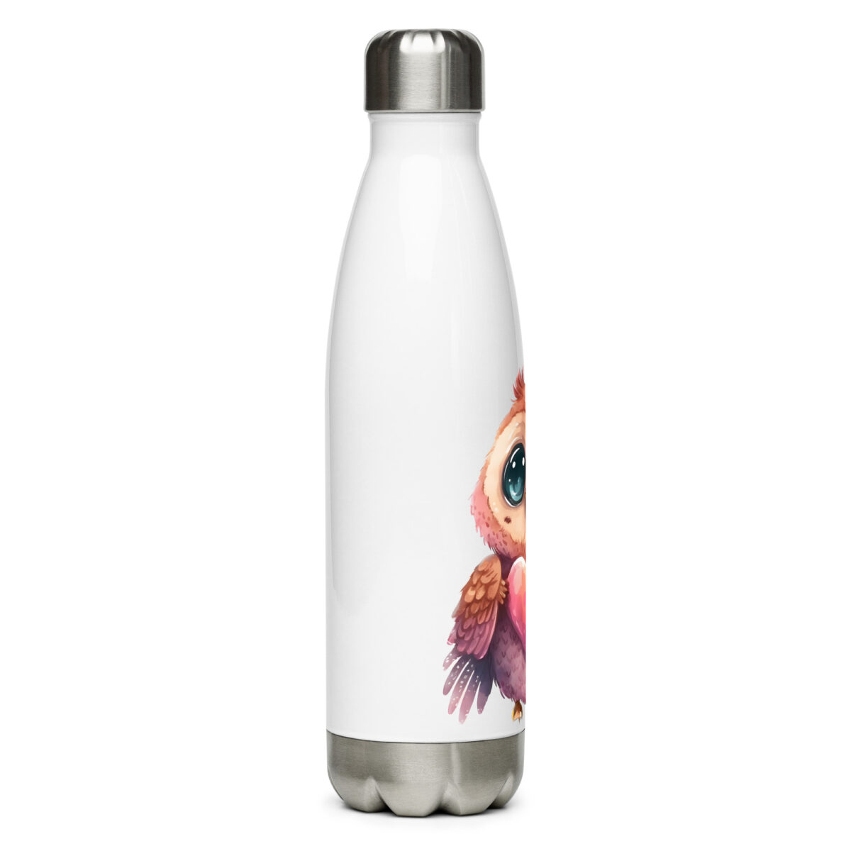 stainless steel water bottle white 17oz right 6499c966d5287