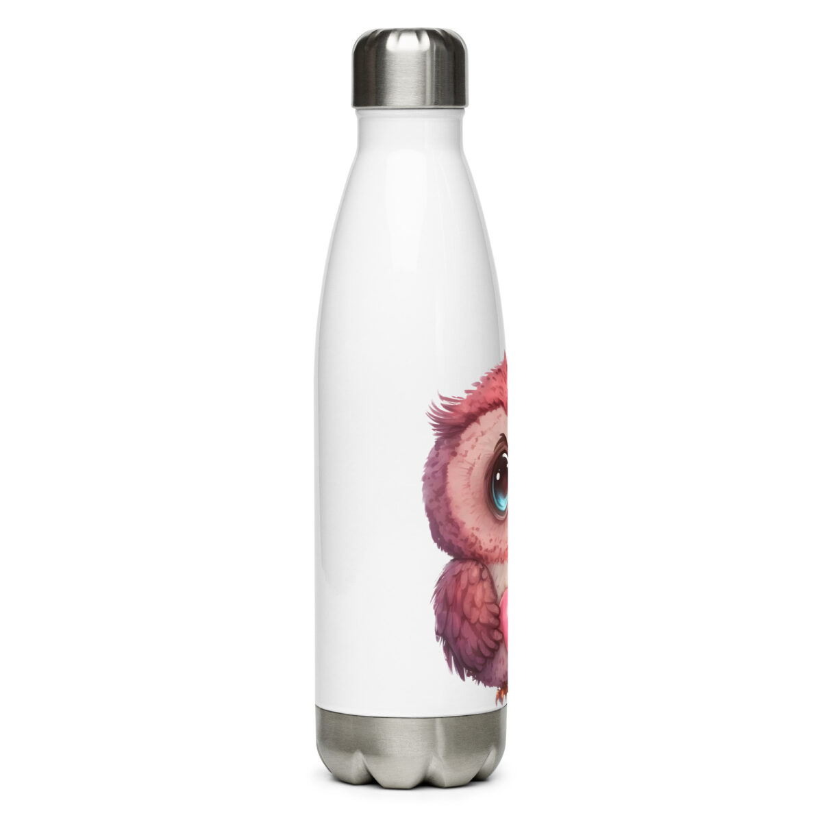 stainless steel water bottle white 17oz right 6499ca7b03e90