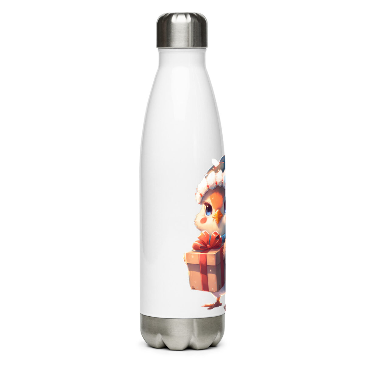 stainless steel water bottle white 17oz right 6499d0ad1be3b