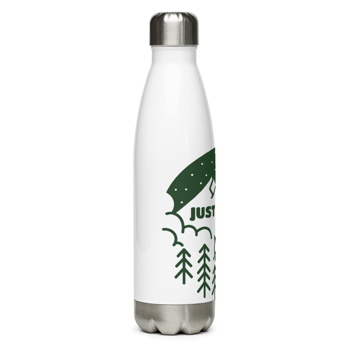 stainless steel water bottle white 17oz right 649d868fb16c0